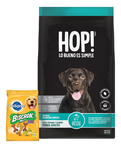 Alimento Perro Hop Adulto Raza Grande 24 Kg + Promo!