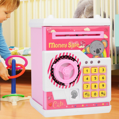 Caja De Dinero Para Niños, Bonita Caricatura, Papel De Despl