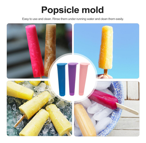 Moldes De Silicona Para Helados Ice Cube Maker, 6 Unidades