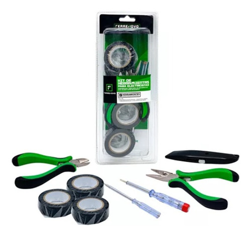 Kit De Herramientas Para Electricistas X 9 Piezas Ferrenovo