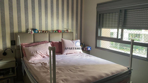 Imagem 5 de 30 de Apartamento Para Venda 131 M² - 3 Suítes - 2 Vagas - Mobiliado - Melhor Produto Do Brooklin - Sp - Ap0022