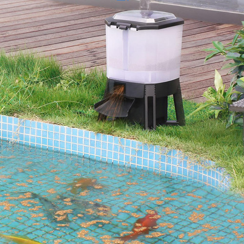 Q Alimentador Automático De Acuario Dispensador De Alimentos