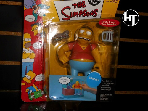 Imagen 6 de 7 de Los Simpson, Barney Gumble, Figura, Playmates Toys, 5 Pulgad