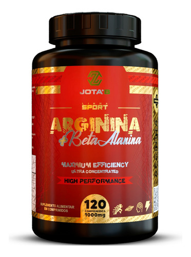 Arginina + Alanina 120 Comprimidos 1000mg