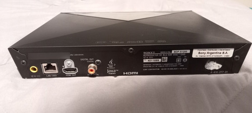 Imagen 2 de 2 de Reproductor De Blu Ray Disc/dvd Bdp-s1200