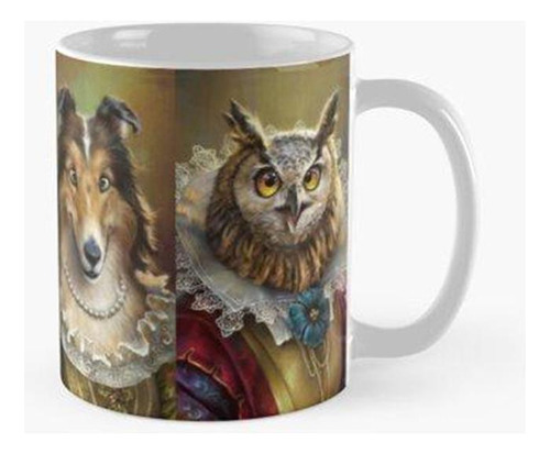 Taza X4 Corte General Sabio Gato Calidad Premium