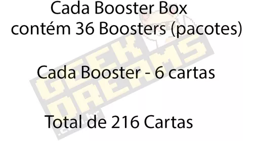 Booster Box 36 Pacotes Escarlate e Violeta COPAG Original Cartas