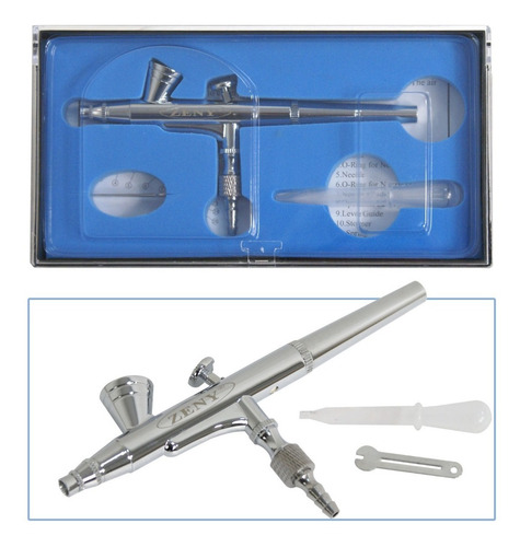 Imagen 6 de 7 de Kit 3 Aerografos Profesional Compresor Master Rudo