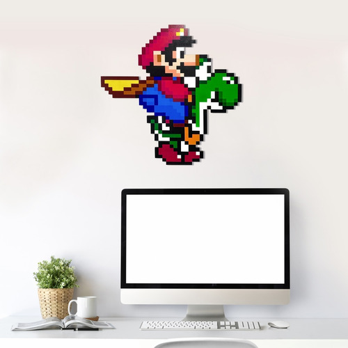 Imagen 7 de 7 de Cuadro Super Mario, Impresión Directa (madera Mdf, 6mm)
