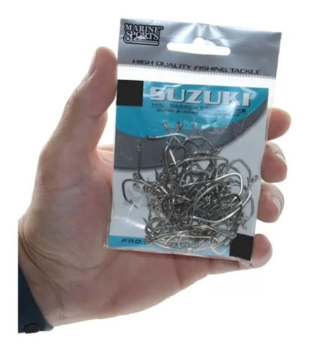 Kit C/25 Anzol De Pesca Marine Sports Suzuki Nickel N-24