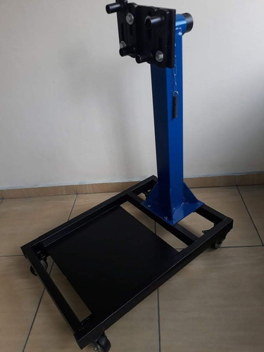 Imagem 2 de 4 de Suporte Cavalete Para Motores 4 E 6 Cilindros Móvel Lc 500kg