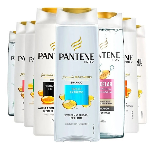 1 Shampoo Pantene - Coleccion Completa