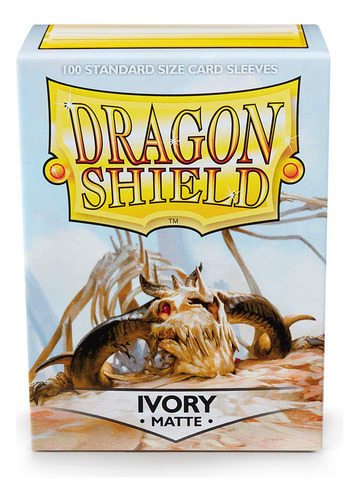 Juego De Cartas Dragon Shield Sleeves Matte, Marfil
