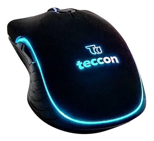 Mouse Gamer SWORD SHADOW RGB Com Fio Conexão Usb Teccon M710 6400dpi Cor Preto Atacado