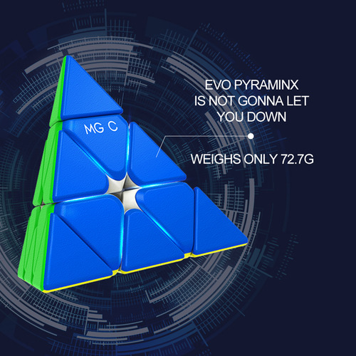 Cubo De Rubik Yongjun Mgc Pyramid Magnético Regulable