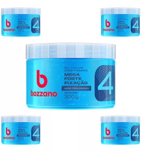 Gel Fixador Condicionante Bozzano Ação Prolongada Mega Forte Fixação 4