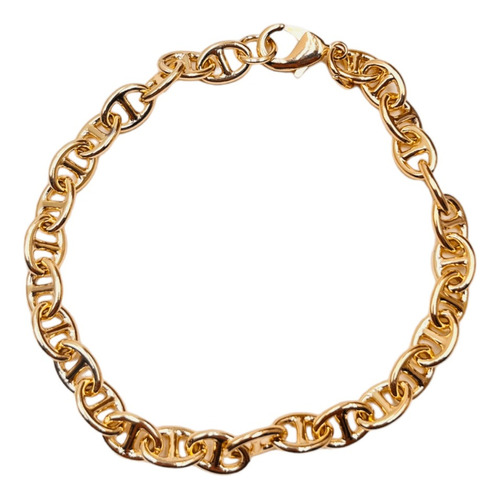 Pulsera/ Esclava Unisex De Oro Laminado 14k. C7021