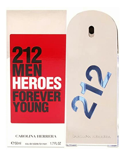 Carolina Herrera 212 Men Heroes Forever Young Spray, One