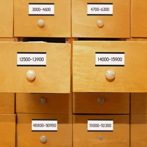 Etiquetas De Identificación Para Gestión De Estanterías