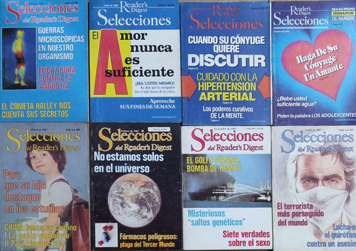 9 Revistas Reader's Digest Años 1987-89-90 (