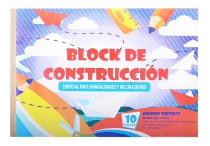 Block De Construccion Tamaño 21x30cm Hojas