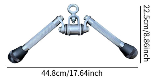Tricep Press Barra Down Cable Machine Adjunta Multifunción
