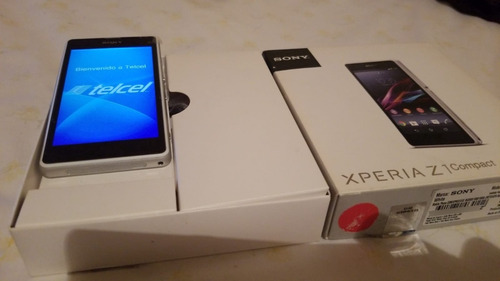 Sony Z1 Compact Blanco $2999 Telcel. Completo!!!