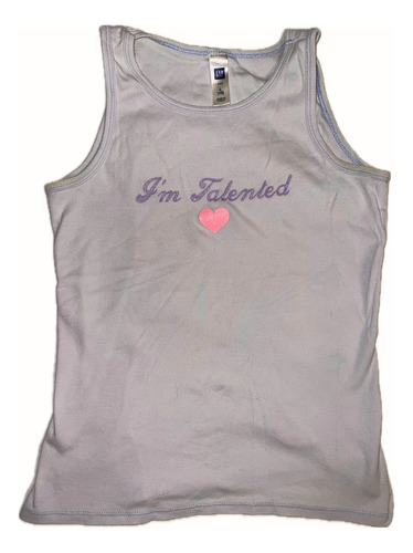Remera Gap Musculosa Im Talented 100% Algodon (Usado)
