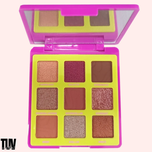 Paleta De Sombra Disorder Com Espelho 9 Cores Ruby Rose