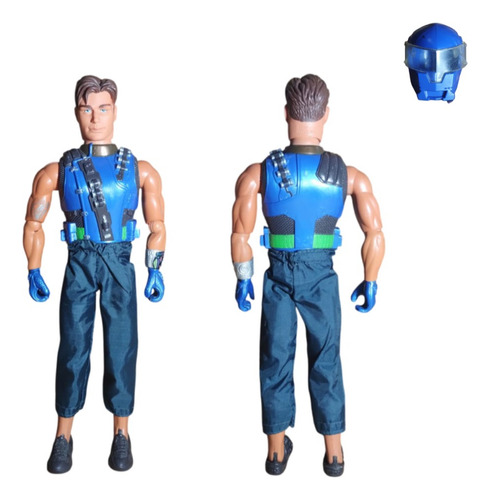 Max Steel Con Vehículo Mx9 N-tek Cycle Coleccionable (Usado)