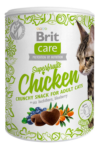 Brit Care Snack Cat Superfruits Chicken 100g