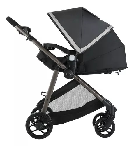 Cochecito Para Bebé Travel System Rainbow Adagio Travel System Negro Chasis  Negro