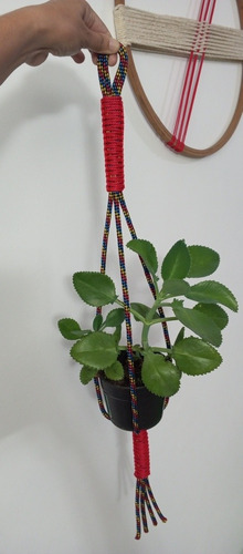 Materos En Macrame Plant Hanger De Moda