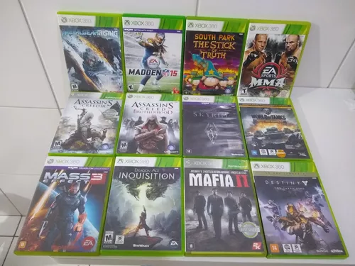 Lote 10 jogos Xbox 360 Mídia Física Originais