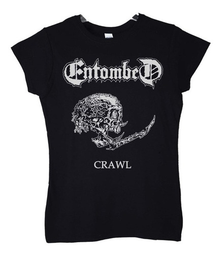 Polera Mujer Entombed Crawl Metal Abominatron