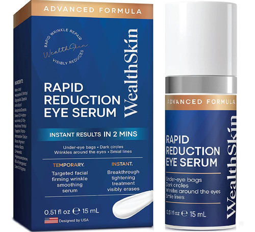 Reduccion Rapida De Arrugas, Crema De Ojos Para Ojeras E Hin