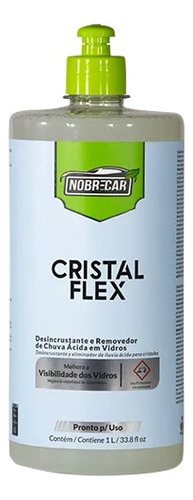Cristal Flex - Removedor De Manchas Ácidas Dos Vidros 
