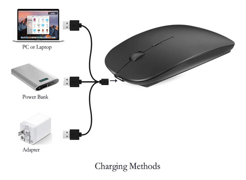 Ratón Bluetooth Recargable Klo Para Ratón Inalámbrico Para (
