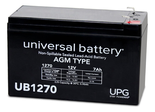 Universal Power Group 85945 Batería Sellada De Plomo Ácido 