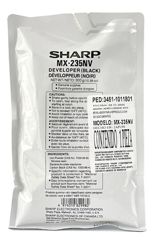 Sharp Revelador Mx235nv / Ar5623d Mxm232d
