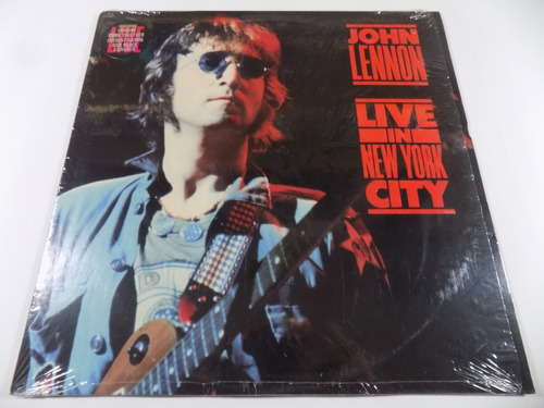 John Lennon Live In New York City Vinilo Lp Usa Inserto 1986