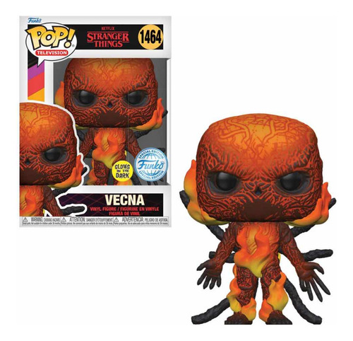 Funko Pop Stranger Things - Vecna Con Fuego Glow Exclusivo