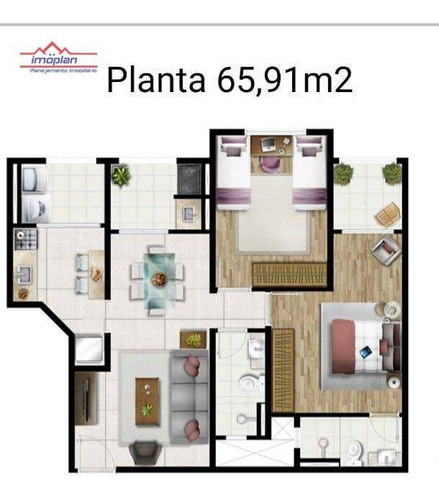 Apartamento Com 2 Dormitórios À Venda, 69 M² Por R$ 478.000,00 - Vila Thais - Atibaia/sp - Ap0391