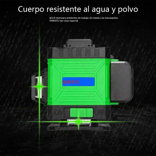 Nivel De Laser Autonivelante Verde De 16 Líneas+trípode+caja