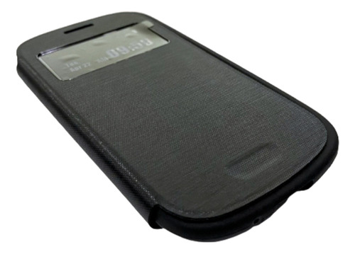 Funda Flip Cover Para Samsung Galaxy S3 Mini Negro E/g