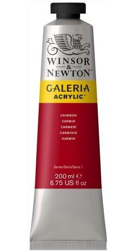 Acrilico Galeria Winsor & Newton Carmesi 200ml