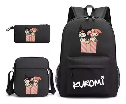 Mochila Escolar Estampada Para Sanrio Kuromi Cinnamoroll Color H