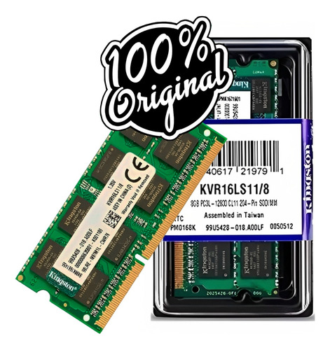 Memoria Ram Ddr3 8gb Laptop 1600mhz Kingston 