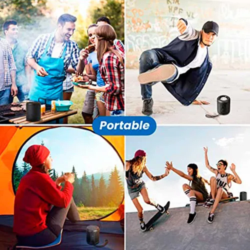 Parlante Wesdar Bluetooth Portátil K208 Negro Ss