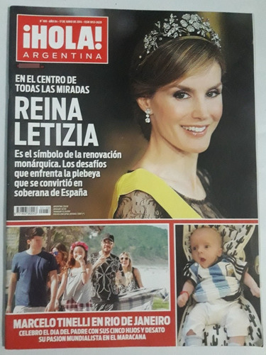 Revista Hola Reina Letizia/marcelo Tinelli #188 Año 2014 